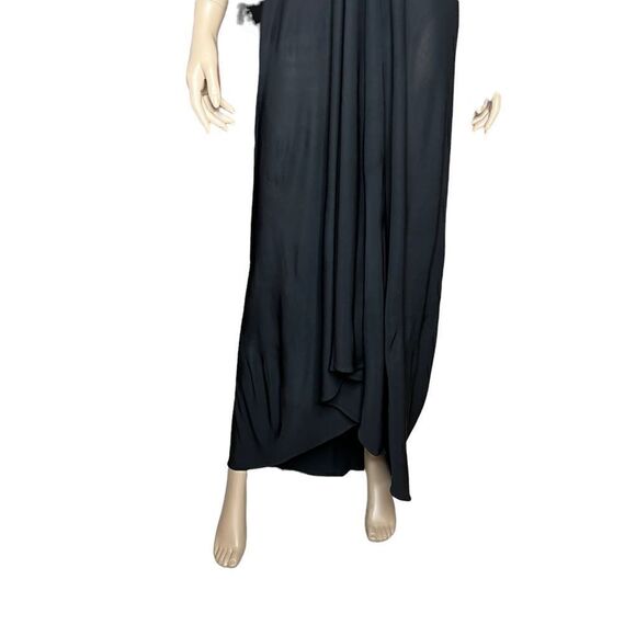 Thomas Wylde Cocktail Dress Gown Strapless Maxi Black - Picture 6 of 12